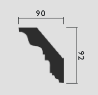 C203 - Small Straight Run - Cornice