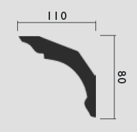 C207 - Cove with Rib - Cornice