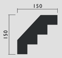 CT13 - 4 step cornice