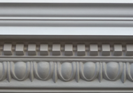 C346 - Large egg and dart dentil cornice