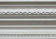 C434 Stepped Leaf & Bead - Cornice