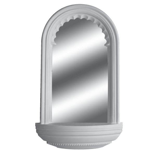 WN09 Mirror Niche - Plaster niche