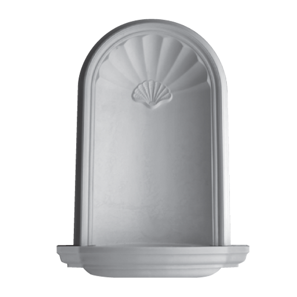 WN08 (Frosted Glass Base) - Plaster niche